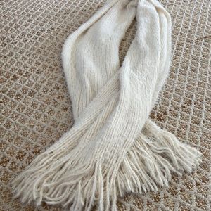 FREE PEOPLE WHISPER FRINGE BLANKET SCARF NWT